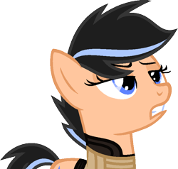 Size: 716x682 | Tagged: safe, artist:kingbases, artist:pegasski, derpibooru import, oc, oc only, earth pony, pony, base used, bust, clothes, earth pony oc, eyelashes, female, mare, simple background, solo, transparent background