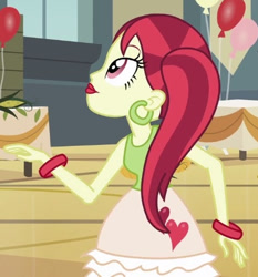 Size: 395x424 | Tagged: safe, derpibooru import, screencap, rose heart, equestria girls, equestria girls (movie), cropped, solo