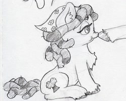 Size: 1670x1346 | Tagged: safe, artist:lost marbles, derpibooru import, tree hugger, earth pony, pony, pencil drawing, traditional art