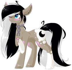 Size: 2287x2239 | Tagged: safe, artist:mediasmile666, derpibooru import, oc, oc only, earth pony, pony, chains, female, mare, one eye closed, raised hoof, raised leg, simple background, solo, transparent background