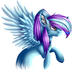 Size: 2409x2490 | Tagged: safe, artist:mediasmile666, derpibooru import, oc, oc only, pegasus, pony, music notes, simple background, spread wings, transparent background, wings