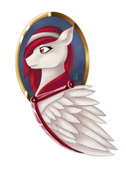 Size: 1488x2048 | Tagged: safe, artist:cynfularts, derpibooru import, pegasus, pony, bust, portrait, solo