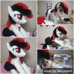 Size: 2880x2880 | Tagged: safe, artist:megatarot, derpibooru import, oc, oc only, oc:blackjack, pony, unicorn, fallout equestria, fallout equestria: project horizons, clothes, fanfic art, high res, irl, life size, photo, plushie, school uniform, schoolgirl