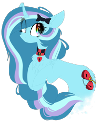 Size: 1948x2269 | Tagged: safe, artist:mediasmile666, derpibooru import, oc, oc only, pony, unicorn, bust, female, horn, lock, mare, padlock, simple background, solo, transparent background