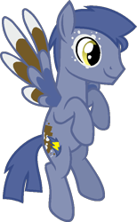 Size: 490x794 | Tagged: safe, artist:pegasski, derpibooru import, oc, oc only, pegasus, pony, base used, male, pegasus oc, simple background, smiling, solo, stallion, transparent background, wings