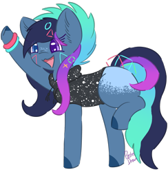 Size: 1775x1815 | Tagged: safe, artist:pasteldraws, derpibooru import, earth pony, pony, heterochromia, redesign, simple background, solo, transparent background