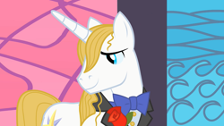 Size: 1920x1080 | Tagged: safe, derpibooru import, screencap, prince blueblood, pony, unicorn, the best night ever, male, solo, stallion