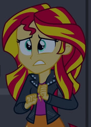 Size: 393x550 | Tagged: safe, derpibooru import, screencap, sunset shimmer, equestria girls, rainbow rocks, cropped, female, solo