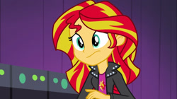 Size: 1920x1079 | Tagged: safe, derpibooru import, screencap, sunset shimmer, equestria girls, rainbow rocks, solo