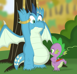 Size: 3499x3347 | Tagged: safe, artist:porygon2z, derpibooru import, spike, oc, oc:gutz, dragon, belly, feather, hands up