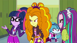 Size: 3500x1968 | Tagged: safe, artist:bigpurplemuppet99, derpibooru import, adagio dazzle, aria blaze, sci-twi, sonata dusk, twilight sparkle, equestria girls, the dazzlings