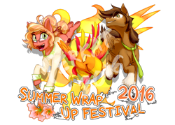 Size: 2893x2073 | Tagged: safe, artist:terkatoriam, derpibooru import, oc, 2016, summer wrap up festival