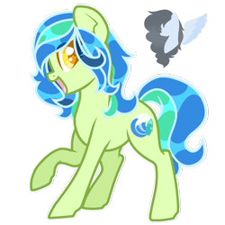 Size: 1358x1358 | Tagged: safe, artist:skyfallfrost, derpibooru import, oc, oc:turqyoise wave, earth pony, pony, female, mare, simple background, solo, transparent background