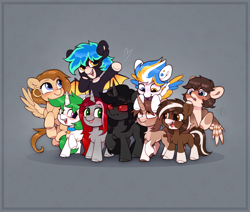 Size: 3537x3000 | Tagged: safe, artist:argiggen, derpibooru import, oc, oc only, earth pony, pegasus, pony, unicorn, chibi, oc name needed, oc needed