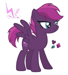 Size: 1600x1750 | Tagged: safe, artist:magicuniclaws, derpibooru import, oc, pegasus, pony, female, magical lesbian spawn, mare, offspring, parent:rainbow dash, parent:tempest shadow, simple background, solo, transparent background