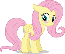 Size: 8572x7159 | Tagged: safe, artist:thatusualguy06, derpibooru import, fluttershy, pegasus, pony, .svg available, absurd resolution, blush sticker, blushing, cute, daaaaaaaaaaaw, ears, female, floppy ears, fluttershy day, mare, shyabetes, simple background, smiling, solo, transparent background, vector