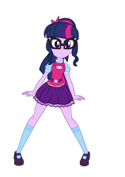 Size: 1778x2514 | Tagged: safe, artist:gmaplay, derpibooru import, sci-twi, twilight sparkle, dance magic, equestria girls, spoiler:eqg specials, clothes, cute, glasses, shoes, socks, solo, twiabetes