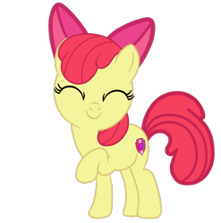 Size: 1280x1296 | Tagged: safe, artist:gmaplay, derpibooru import, apple bloom, earth pony, pony, adorabloom, apple bloom's bow, applebetes, bloombetes, bow, cute, hair bow, solo