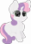 Size: 2904x4069 | Tagged: safe, artist:beigedraws, derpibooru import, sweetie belle, unicorn, chest fluff, female, simple background, sitting, solo, transparent background