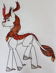 Size: 2525x3305 | Tagged: safe, artist:agdapl, derpibooru import, kirin, crossover, kirin-ified, male, scout, signature, solo, species swap, team fortress 2, traditional art