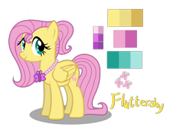 Size: 1397x1076 | Tagged: safe, artist:sarasdream04, derpibooru import, fluttershy, pony, older, reference sheet, simple background, solo, transparent background