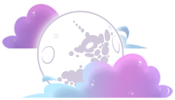 Size: 591x337 | Tagged: safe, artist:pandemiamichi, derpibooru import, cloud, cutie mark, mare in the moon, moon, no pony, simple background, transparent background