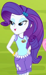 Size: 342x559 | Tagged: safe, derpibooru import, screencap, fluttershy, rarity, equestria girls, legend of everfree, cropped