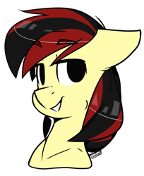 Size: 2347x2877 | Tagged: safe, artist:cookietasticx3, derpibooru import, oc, oc only, earth pony, pony, earth pony oc, grin, high res, simple background, smiling, solo, transparent background