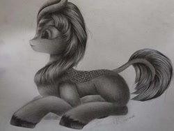 Size: 1440x1080 | Tagged: safe, artist:henry forewen, derpibooru import, oc, oc only, kirin, monochrome