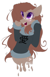 Size: 1964x3000 | Tagged: safe, artist:mediasmile666, derpibooru import, oc, oc only, pony, clothes, female, freckles, mare, simple background, solo, sweater, transparent background