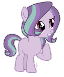 Size: 690x834 | Tagged: safe, artist:starshine-sentryyt, derpibooru import, oc, earth pony, pony, female, filly, simple background, solo, transparent background