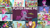 Size: 1970x1109 | Tagged: safe, derpibooru import, edit, edited screencap, editor:quoterific, screencap, cranky doodle donkey, pinkie pie, pound cake, pumpkin cake, rainbow dash, rarity, twilight sparkle, twilight sparkle (alicorn), alicorn, donkey, earth pony, parasprite, pegasus, pony, unicorn, a friend in deed, baby cakes, castle mane-ia, honest apple, it isn't the mane thing about you, party pooped, rock solid friendship, school raze, swarm of the century, the best night ever, the crystal empire, yakity-sax, baby, baby pony, bipedal, clothes, costume, cute, diapinkes, disk jockey, dress, drum kit, drums, drumsticks, eyes closed, female, flugelhorn, gem cave, guitar, harp, looking at you, lyre, male, mare, mining helmet, musical instrument, open mouth, piano, pinkie being pinkie, stallion, sugarcube corner, trumpet