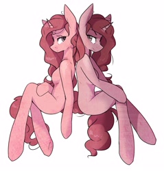 Size: 3493x3648 | Tagged: safe, artist:cookietasticx3, derpibooru import, oc, oc only, anthro, pony, unguligrade anthro, unicorn, arm hooves, female, high res, horn, mare, simple background, sitting, unicorn oc, white background