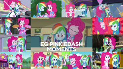 Size: 1280x721 | Tagged: safe, derpibooru import, edit, edited screencap, editor:quoterific, screencap, pinkie pie, rainbow dash, ringo, scootaloo, sweetie belle, accountibilibuddies, best trends forever, equestria girls, equestria girls (movie), equestria girls series, friendship games, guitar centered, legend of everfree, mirror magic, pinkie on the one, pinkie pie: snack psychic, pinkie spy (short), rainbow rocks, road trippin, sunset's backstage pass!, spoiler:eqg series (season 2), spoiler:eqg specials, apple, bass guitar, carrot, clothes, crossed arms, cute, cutie mark, cutie mark on clothes, dashabetes, diapinkes, eyes closed, female, food, fork, geode of sugar bombs, geode of super speed, guitar, hands on hip, helping twilight win the crown, hoodie, in which pinkie pie forgets how to gravity, jewelry, juice, juice box, lesbian, magical geodes, music festival outfit, musical instrument, necklace, orange, pinkie being pinkie, pinkie physics, pinkiedash, sandwich, shipping, smiling, spoon, tanktop, thumbs up, tray