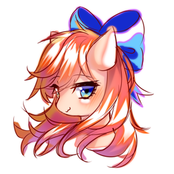 Size: 2000x2000 | Tagged: safe, artist:alus, derpibooru import, oc, oc only, oc:火云skyfire, pegasus, pony, cute, eye clipping through hair, female, fluffy, high res, looking at you, mare, ocbetes, pegasus oc, simple background, sketch, smiling, smiling at you, solo