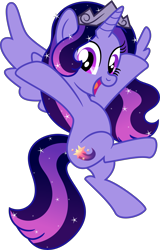 Size: 4813x7539 | Tagged: safe, artist:digimonlover101, derpibooru import, oc, oc only, oc:star clister, alicorn, pony, absurd resolution, crown, female, jewelry, mare, regalia, simple background, solo, transparent background