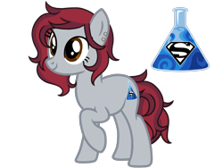 Size: 4500x3375 | Tagged: safe, artist:avatarmicheru, derpibooru import, earth pony, pony, alex danvers, female, mare, ponified, simple background, solo, transparent background