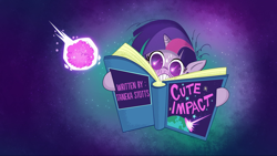 Size: 1920x1080 | Tagged: safe, derpibooru import, screencap, twilight sparkle, pony, unicorn, cute impact, my little pony: pony life, spoiler:pony life s02e01, title card