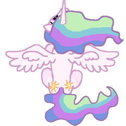 Size: 500x500 | Tagged: safe, artist:bitassembly, derpibooru import, princess celestia, alicorn, pony, simple background, solo, transparent background