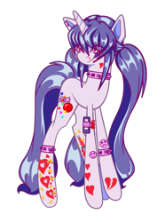 Size: 772x1035 | Tagged: safe, artist:j053ph-d4n13l, derpibooru import, oc, oc only, oc:candy crash, human, pony, unicorn, choker, ear piercing, earring, female, glasses, headphones, humanized, humanized oc, jewelry, mare, phone, piercing, simple background, solo, spiked choker, spiked wristband, tattoo, transparent background, wristband