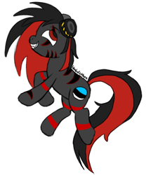 Size: 1000x1200 | Tagged: source needed, safe, artist:bloodysticktape, derpibooru import, oc, earth pony, earth pony oc, headphones