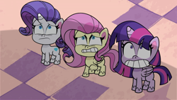 Size: 1920x1080 | Tagged: safe, derpibooru import, screencap, fluttershy, rarity, twilight sparkle, my little pony: pony life, princess probz