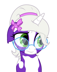 Size: 1255x1601 | Tagged: safe, artist:rioshi, artist:starshade, artist:teepew, derpibooru import, oc, oc:indigo, pony, unicorn, base used, commission, female, glasses, mare, simple background, solo, solo female, white background