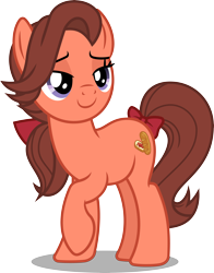 Size: 6284x8000 | Tagged: safe, artist:chrzanek97, derpibooru import, swoon song, earth pony, pony, absurd resolution, background pony, female, lidded eyes, mare, raised hoof, raised leg, simple background, solo, transparent background, vector