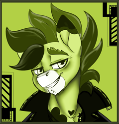 Size: 1515x1587 | Tagged: safe, artist:brainiac, derpibooru import, oc, oc:rio grande, earth pony, firefighter, male, solo, stallion