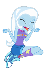 Size: 1492x2312 | Tagged: safe, artist:gmaplay, derpibooru import, trixie, equestria girls, legend of everfree, camp everfree outfits, cute, diatrixes, solo