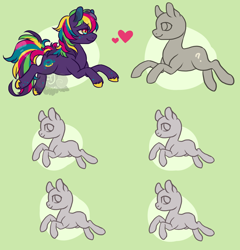 Size: 1250x1300 | Tagged: safe, artist:lavvythejackalope, derpibooru import, oc, oc only, earth pony, pony, base used, earth pony oc, green background, heart, simple background, smiling, unshorn fetlocks