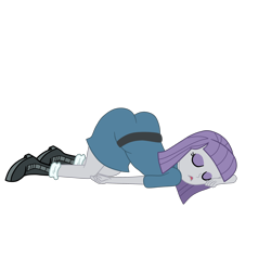 Size: 2952x2952 | Tagged: safe, artist:gmaplay, derpibooru import, maud pie, equestria girls, ass, ass up, butt, face down ass up, solo