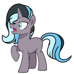 Size: 1280x1290 | Tagged: safe, artist:venomous-cookietwt, derpibooru import, oc, pony, unicorn, male, parents:hopebra, raised hoof, raised leg, simple background, solo, stallion, transparent background