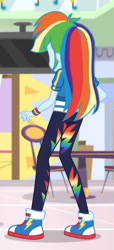 Size: 589x1291 | Tagged: safe, derpibooru import, screencap, rainbow dash, better together, equestria girls, holidays unwrapped, converse, cropped, dashing through the mall, shoes, solo